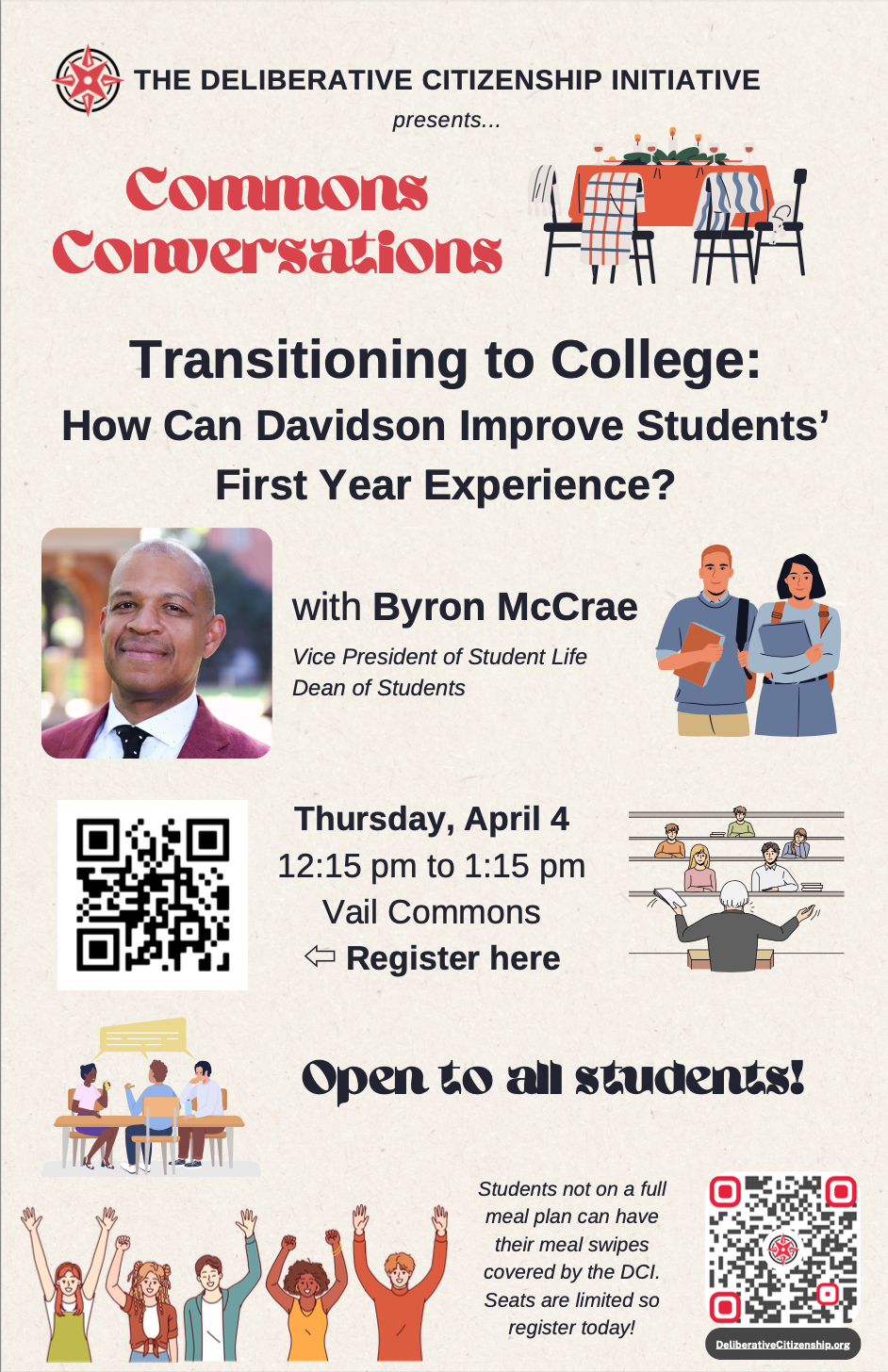 DCI Poster for Commons Conversation with Byron McCrae